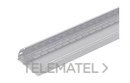 Bandeja de chapa ciega con embuticiones Inducanal® para conducción y protección de cableado de cargas medias y ligeras, de 100x100 mm acabado galvanizado caliente GC con referencia 75434100 de la marca PEMSA.