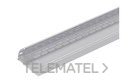 Bandeja de chapa ciega con embuticiones Inducanal® para conducción y protección de cableado de cargas medias y ligeras, de 100x400 mm acabado galvanizado caliente GC con referencia 75434400 de la marca PEMSA.