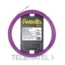 Pasacables ANGUILA MAX 4mm acero / nylon 12m lila con referencia 65040012 de la marca ANGUILA.