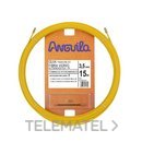 Pasacables fibra autoenergética 3,5mm 15m amarillo con referencia 30350015 de la marca ANGUILA.