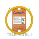 Pasacables fibra autoenergética 3,5mm 20m amarillo con referencia 30350020 de la marca ANGUILA.