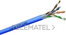 Cable LAN Ethernet CC-FTP CAT6 CU LSZH azul (En bobina de 305m) con referencia 005006 de la marca CENTER CABLE.