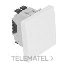 INTERRUPTOR UNIPOLAR 2 MODULOS Q-45 BLANCO con referencia 45011 SBR de la marca EFAPEL.