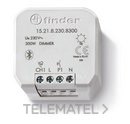 Dimmer de encastre Serie 15 YESLY 300W montaje en caja con referencia 15218230B300 de la marca FINDER.