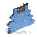 Interfaz modular SERIE 38, relé electromecánico, 1 contacto conmutado 6A AgNi 240V A, bornes de conexión rápida (emb.1u) con referencia 386102400060PAS de la marca FINDER.