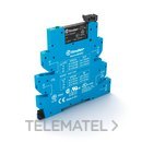 Interfaz modular relé MasterBASIC SERIE 39, 1 contacto conmutado AgSnO2, 24V AC/DC, borne de jaula con referencia 391100244060 de la marca FINDER.