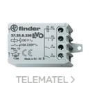 Telerruptor/interruptor unipolar SERIE 27, limitador de la potencia de bobina, 1NA 10A, 230V A, borne de jaula con referencia 272182300000 de la marca FINDER.