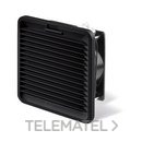 Ventilador con filtro para uso interno SERIE 7F, 120V AC, tamaño 1, 92x92mm, volumen de aire 24m³/h, negro con referencia 7F20812010200 de la marca FINDER.