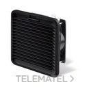 Ventilador con filtro para uso interno SERIE 7F, 120V AC, tamaño 2, 125x125mm, volumen de aire 55m³/h, negro con referencia 7F20812020550 de la marca FINDER.