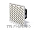 Ventilador con filtro para uso interno SERIE 7F, 230V AC, tamaño 4, 224x224mm, volumen de aire 250m³/h con referencia 7F2082304250 de la marca FINDER.