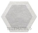 Porcelánico esmaltado Inwood Hexagon blanco 25,8x29 con referencia 0FE0BU011 de la marca GALA.