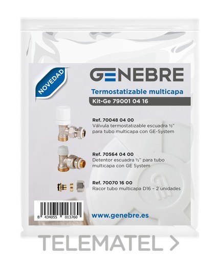Kit GE termotizable multicapa 700480400 + 705640400 + 700701600 con referencia 79001 04 16 de la marca GENEBRE.