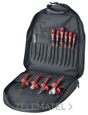 Mochila BackpackPro Basic 1000V 11 herramientas con referencia 221277 de la marca HAUPA.