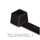 Brida estándar T50R 200x4,6mm poliamida 6.6 negro con referencia 111-05000 de la marca HELLERMANNTYTON.