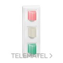 Visor pasillo rojo/blanco/verde LED IP20 24V 3 postes con referencia 076676L de la marca LEGRAND.