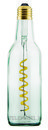 Lámpara con forma de botella LightBeer 8W 2200K E27 transparente con referencia 53402 de la marca MEGAMAN.