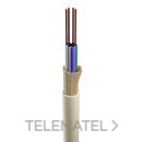 Cable F/O multitubo armado dieléctrico Dca, s2, d2, a1 9/125 µm 24 fibras cubierta color marfil G-657A2 con referencia 49820 de la marca OPENETICS.