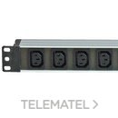 Regleta eléctrica profesional 12T IEC320 C13 sin interruptor con referencia 2377 de la marca OPENETICS.