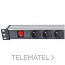 Regleta PDU eléctrica OPENET-ICS 8 toma schukos con referencia 2399 de la marca OPENETICS.