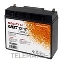 Batería AGM recargable UBT12/17 12V 17Ah con referencia 013BS000004 de la marca SALICRU.