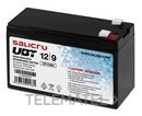 Batería AGM recargable UBT12/9 12V 9Ah con referencia 013BS000002 de la marca SALICRU.