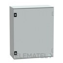 Armario poliéster PLM 530x430x200 IP66 7035 con referencia NSYPLM54G de la marca SCHNEIDER ELECTRIC.