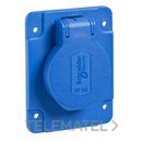 Base 10/16A 2P+TT apriete posterior 65x85 azul con referencia PKS61B de la marca SCHNEIDER ELECTRIC.