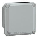 Caja acero tapa baja 85x85x49mm con referencia NSYDBN88 de la marca SCHNEIDER ELECTRIC.