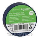 Cinta aislante 19mmx20m azul con referencia 2420102 de la marca SCHNEIDER ELECTRIC.