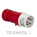 Clavija aérea 16A 3P+N+TT 380-415V IP44 tornillo con referencia PKE16M435 de la marca SCHNEIDER ELECTRIC.