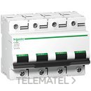 Interruptor automático magnetotérmico C120N 4P 125A curva-C con referencia A9N18376 de la marca SCHNEIDER ELECTRIC.