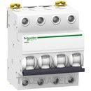 Interruptor automático magnetotérmico iK60N 4P 16A curva-C con referencia A9K17416 de la marca SCHNEIDER ELECTRIC.