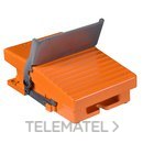 Interruptor pedal metálico con 2 posiciones 2 CC+CA naranja con referencia XPER911 de la marca SCHNEIDER ELECTRIC.