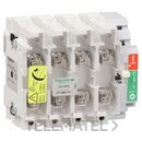 Interruptor seccionable 4P 63A 00C mando directo lateral derecho con referencia GS1GD4 de la marca SCHNEIDER ELECTRIC.