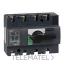 Interruptor / seccionador COMPACT 160A 4P empotrable negro con referencia 28913 de la marca SCHNEIDER ELECTRIC.