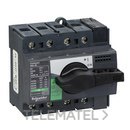 Interruptor / seccionador COMPACT 40A 4P empotrable negro con referencia 28901 de la marca SCHNEIDER ELECTRIC.