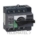 Interruptor / seccionador COMPACT 63A 4P empotrable negro con referencia 28903 de la marca SCHNEIDER ELECTRIC.