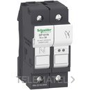 Portafusibles 1P/N 32A 10x38mm con referencia DF101N de la marca SCHNEIDER ELECTRIC.