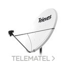 Antena parabólica offset aluminio 1300 G 42dB blanco con referencia 757401 de la marca TELEVES.