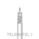 Cable coaxial CXT-1 PVC Eca 17VAtC.A Ø 1,00/4,7/6,7mm blanco con referencia 2127 de la marca TELEVES.