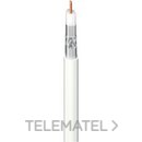 Cable coaxial CXT PVC Eca Clase A 19VAtC Ø 1,00/4,5/6,5mm blanco con referencia 2128 de la marca TELEVES.