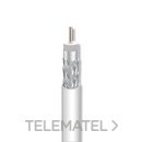 Cable coaxial T-100 PVC Eca Clase A 16VAtC Ø 1,13/4,7/6,6mm blanco con referencia 2126 de la marca TELEVES.