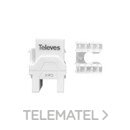 Conector datos RJ45 UTP CAT-6 H con referencia 209901 de la marca TELEVES.