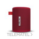 Altavoz Portátil Bluetooth Micro cable USB batería 1500mah color rojo con referencia 7719 de la marca V-TAC.