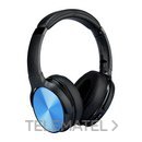 Auriculares inalámbricos Bluetooth cascos plegables 500mAh azules W/BAG con referencia 7728 de la marca V-TAC.