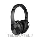 Auriculares inalámbricos Bluetooth cascos plegables 500mAh negros W/BAG con referencia 7727 de la marca V-TAC.